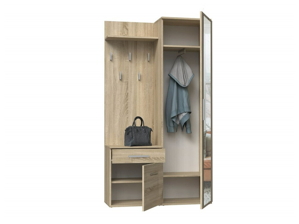 Комплект за антре Mandeville 126 (Сонома дъб)