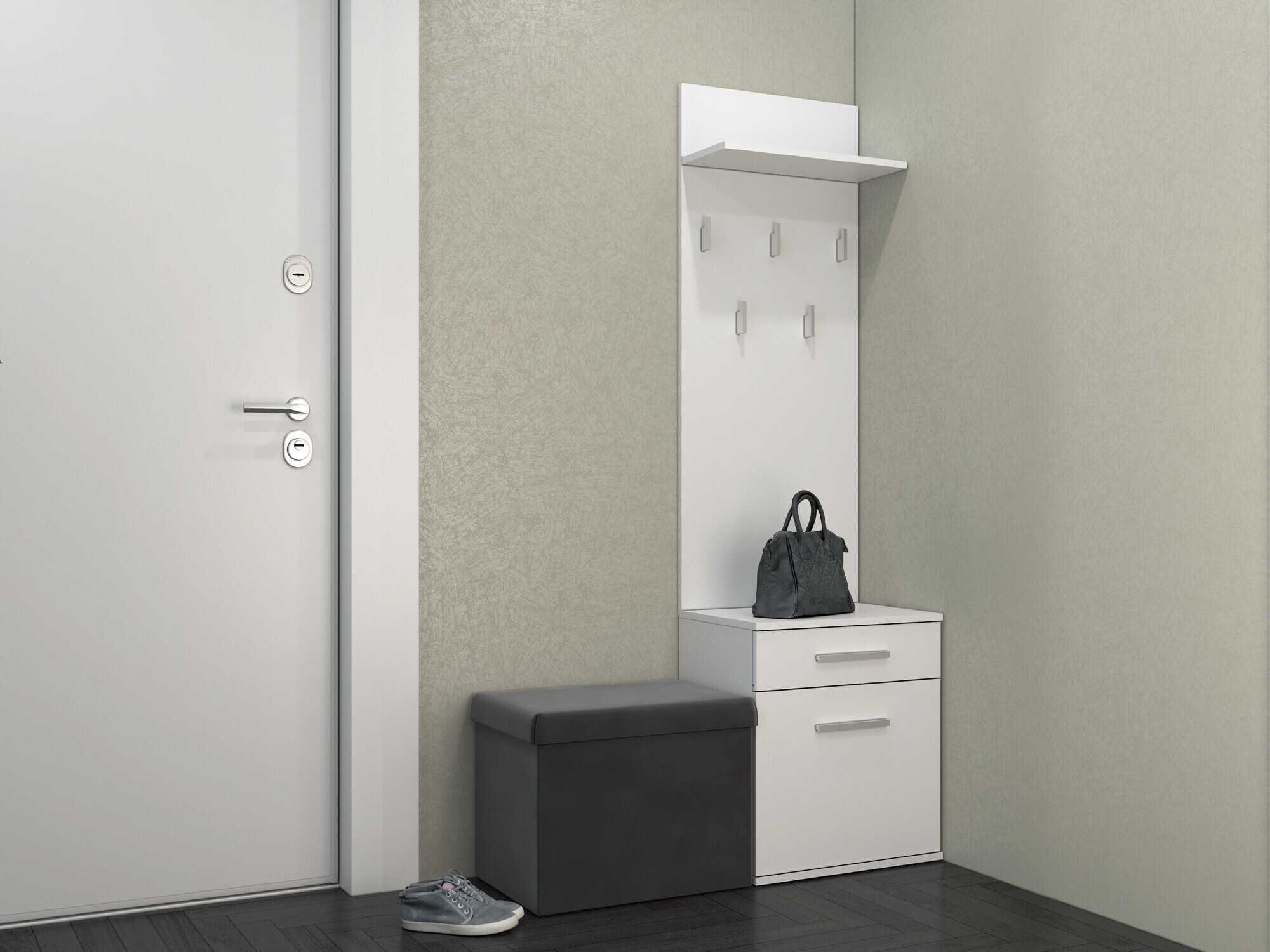 Комплект за антре Mandeville 129 (Матов бял)