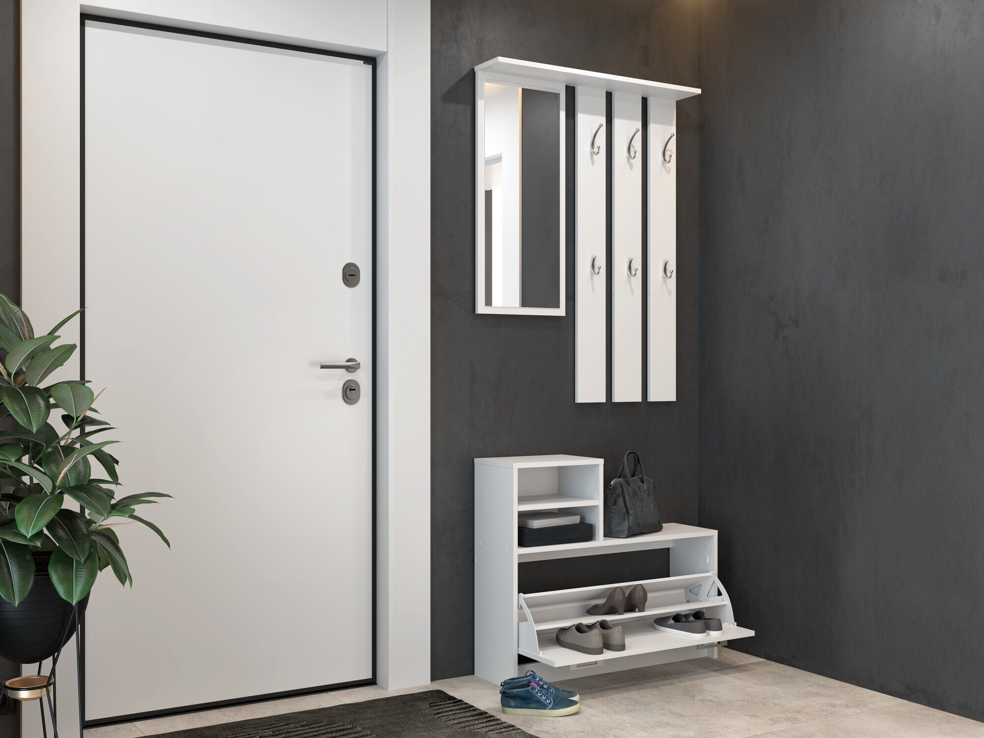 Комплект за антре Mandeville 144 (Бял)