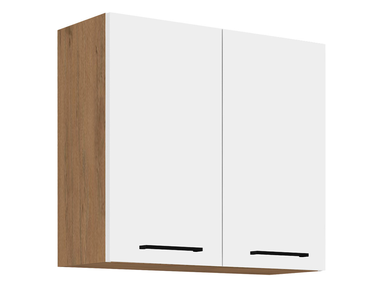 Модулен окачен шкаф Wood White 121