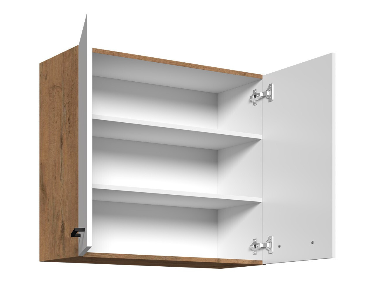 Модулен окачен шкаф Wood White 121