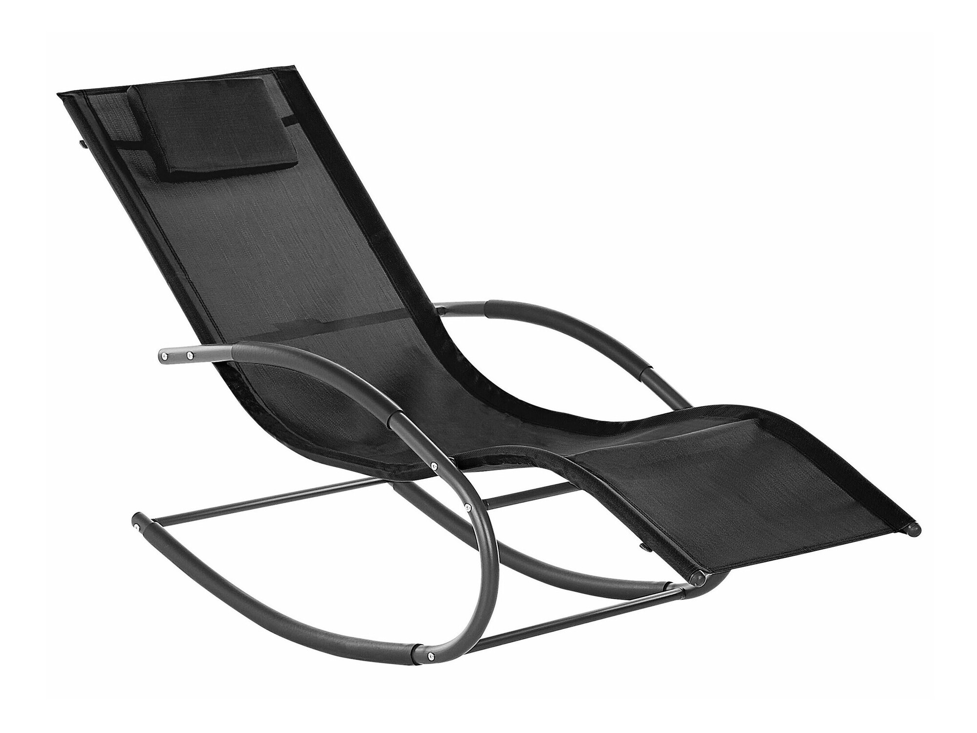 Градински шезлонг Berwyn 1973 (Черен)
