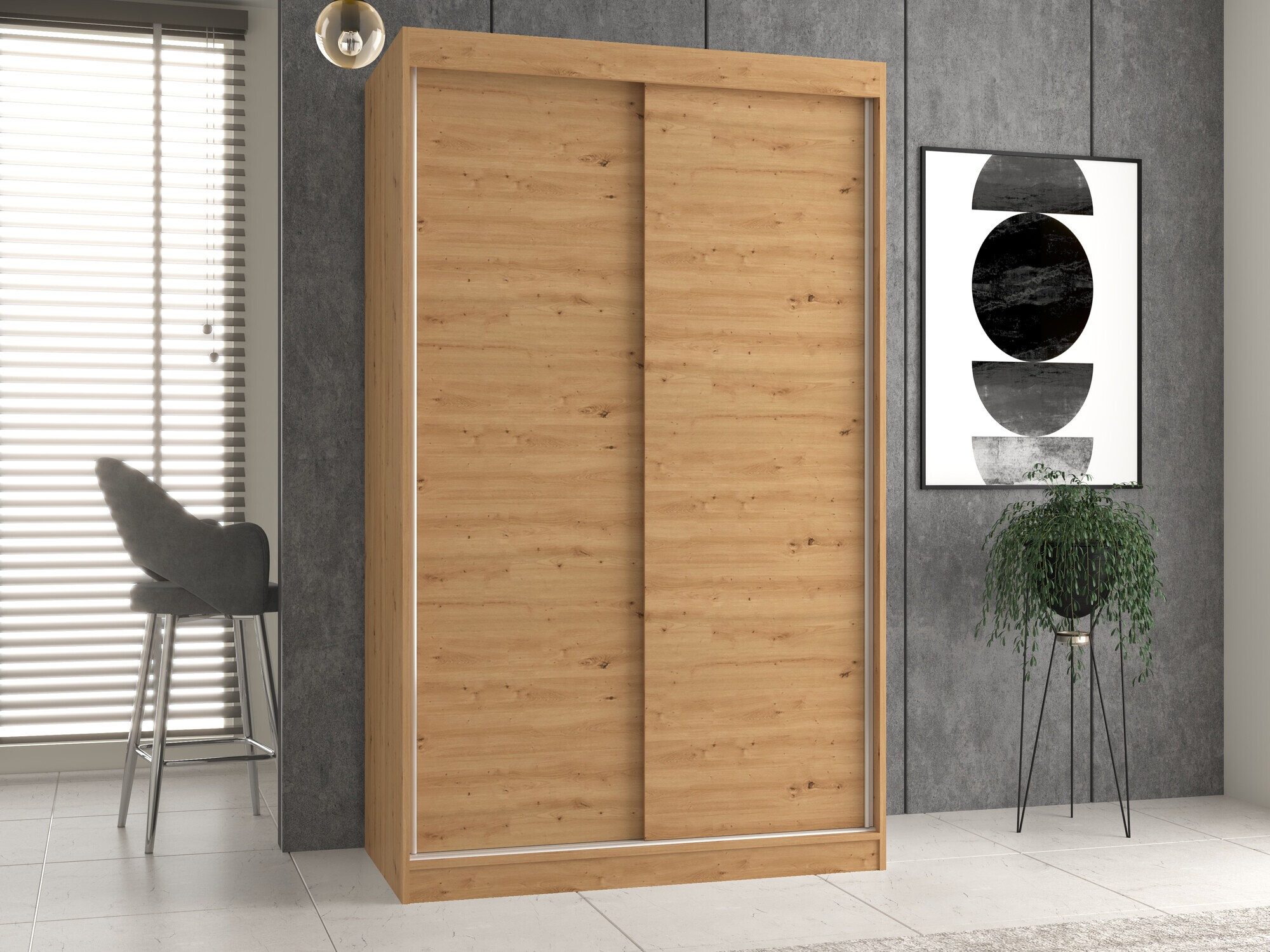 Гардероб Mandeville 159 (Artisan дъб)