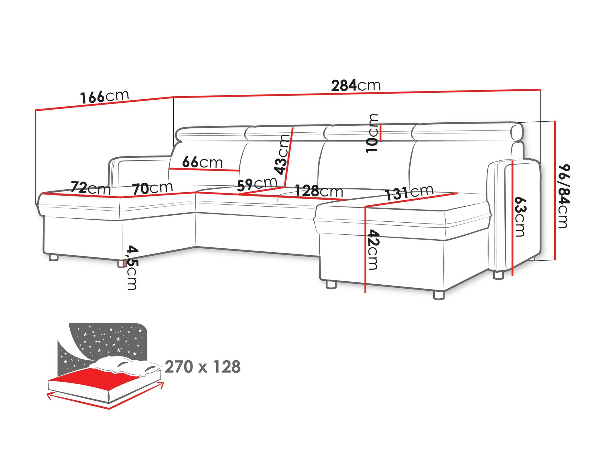 Ъглов диван Temple 130 (Enjoy New 3)