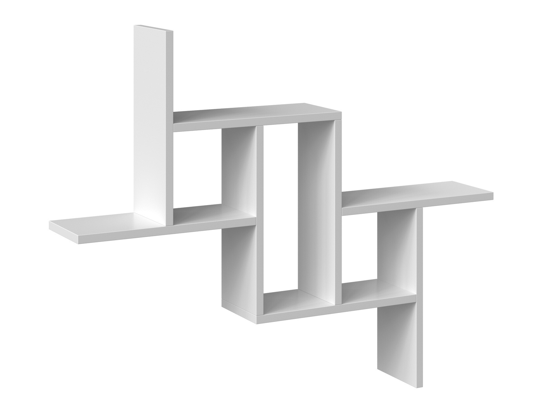 Стенна етажерка Mandeville 161 (Бял)