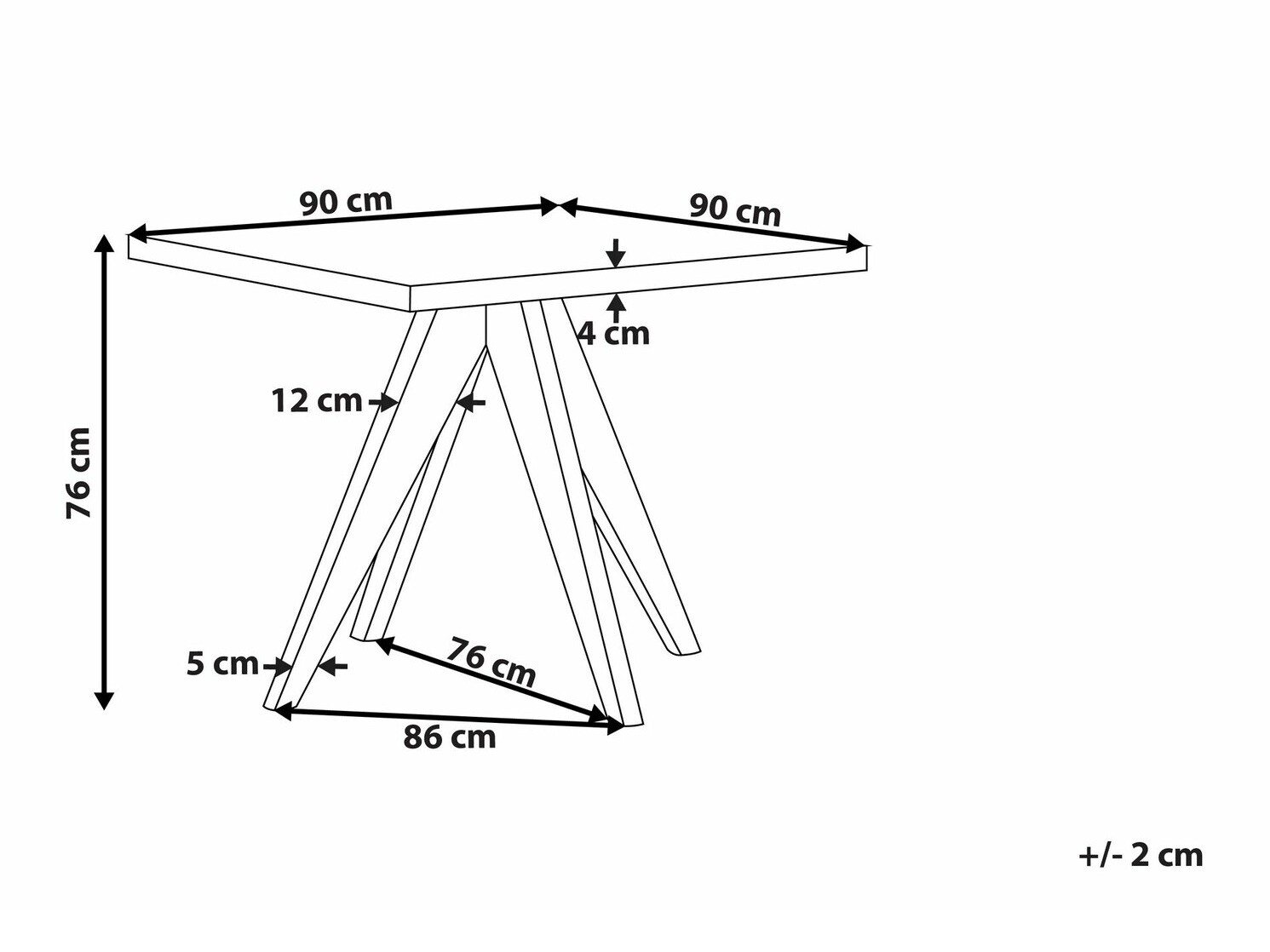 Градинска маса Nolsoro 100