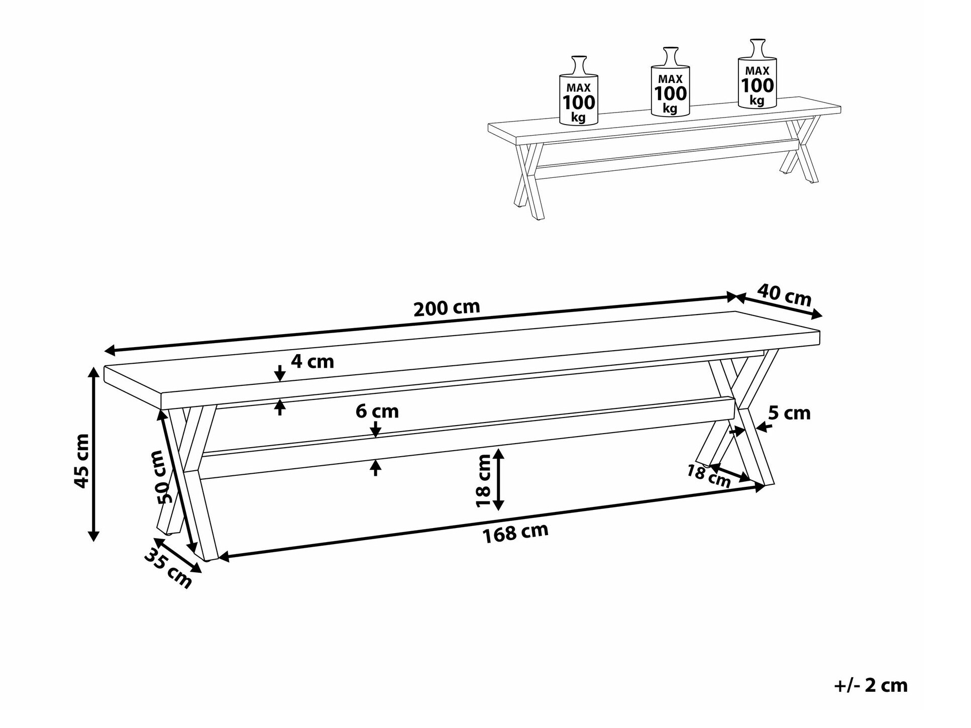 Градинска пейка Nolsoro 102 (Сив)