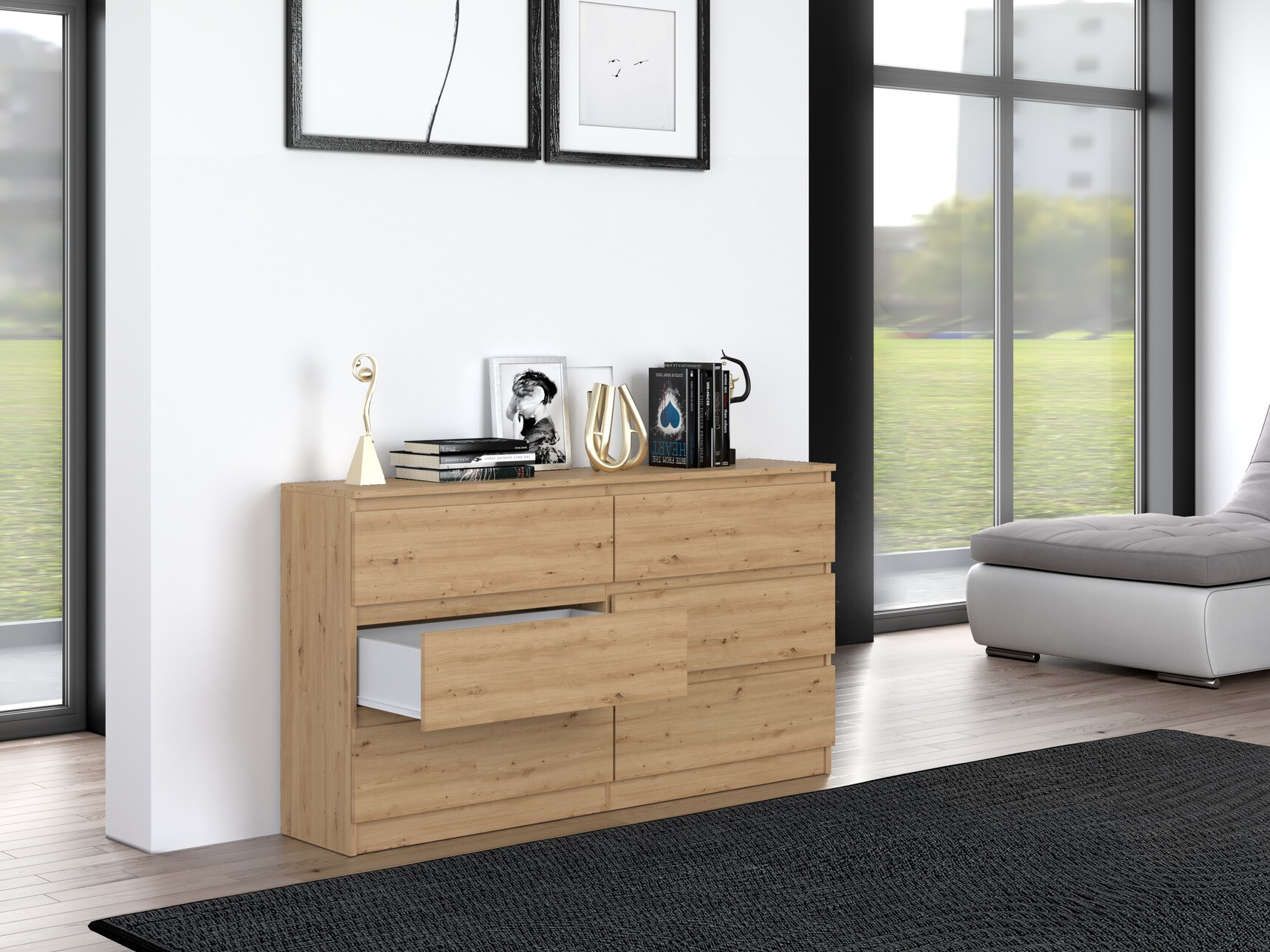 Скрин Elbvelu 102 (Artisan дъб)