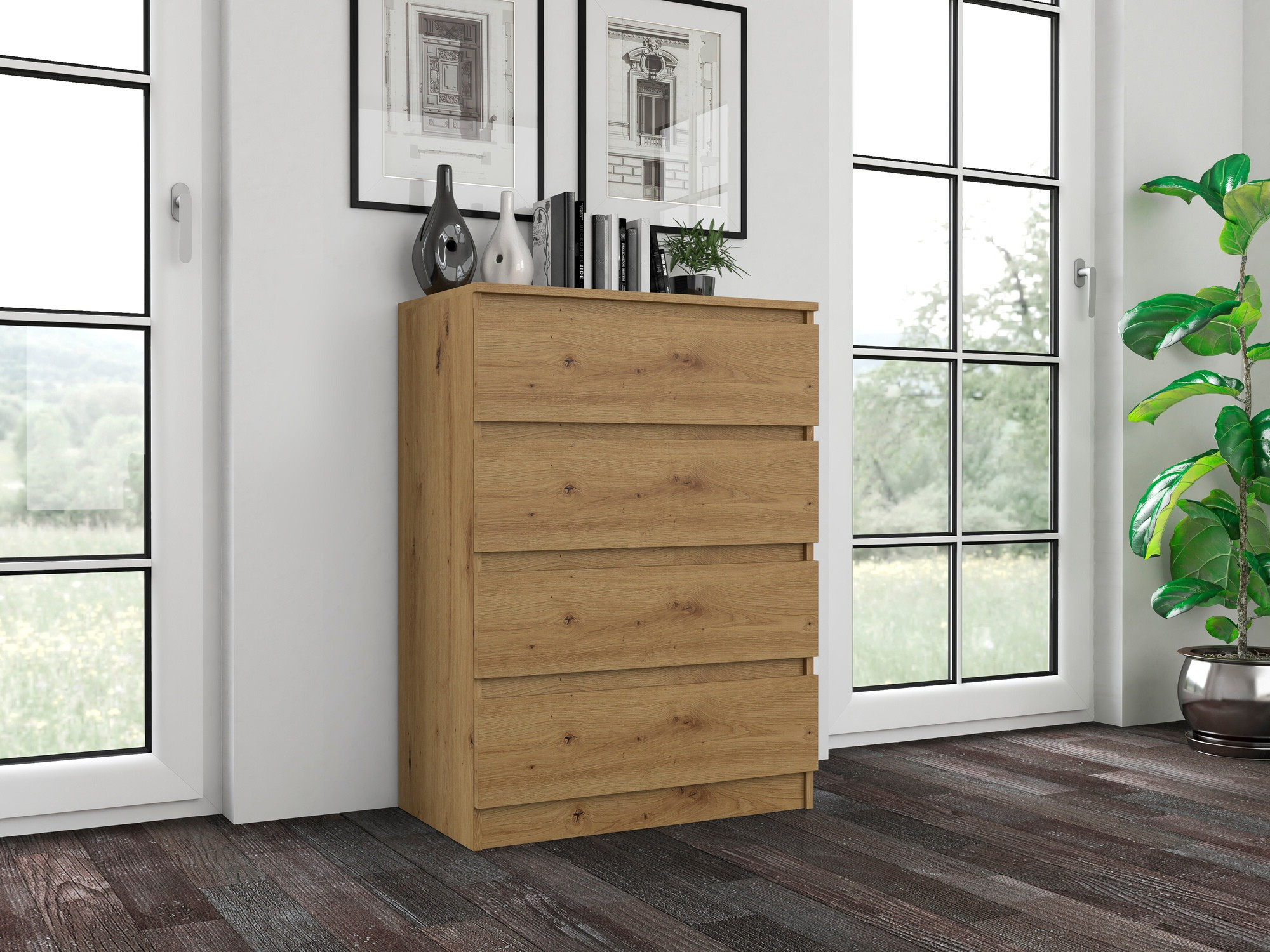 Скрин Elbvelu 105 (Artisan дъб)