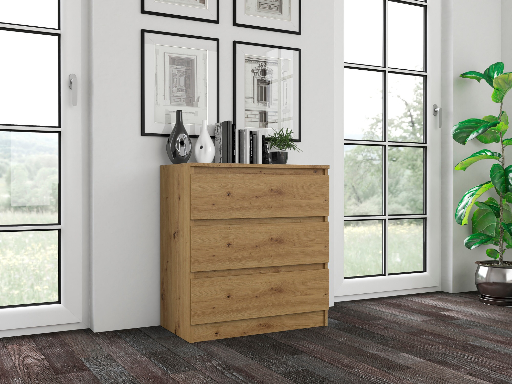 Скрин Elbvelu 106 (Artisan дъб)