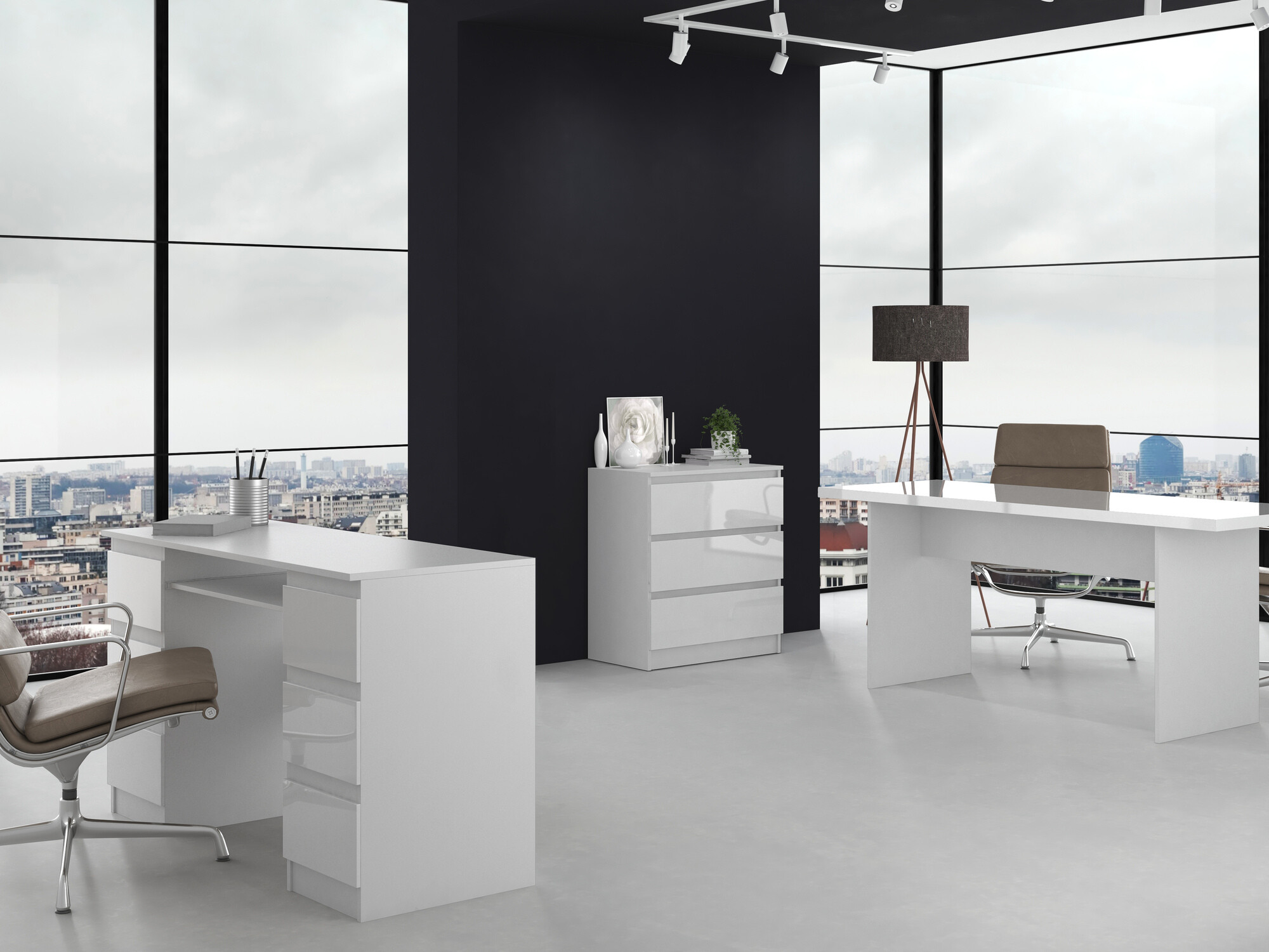 Скрин Elbvelu 106 (Бял гланц)