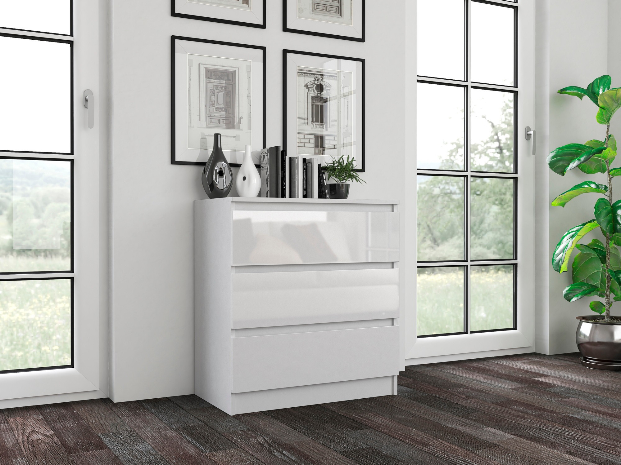 Скрин Elbvelu 106 (Бял гланц)