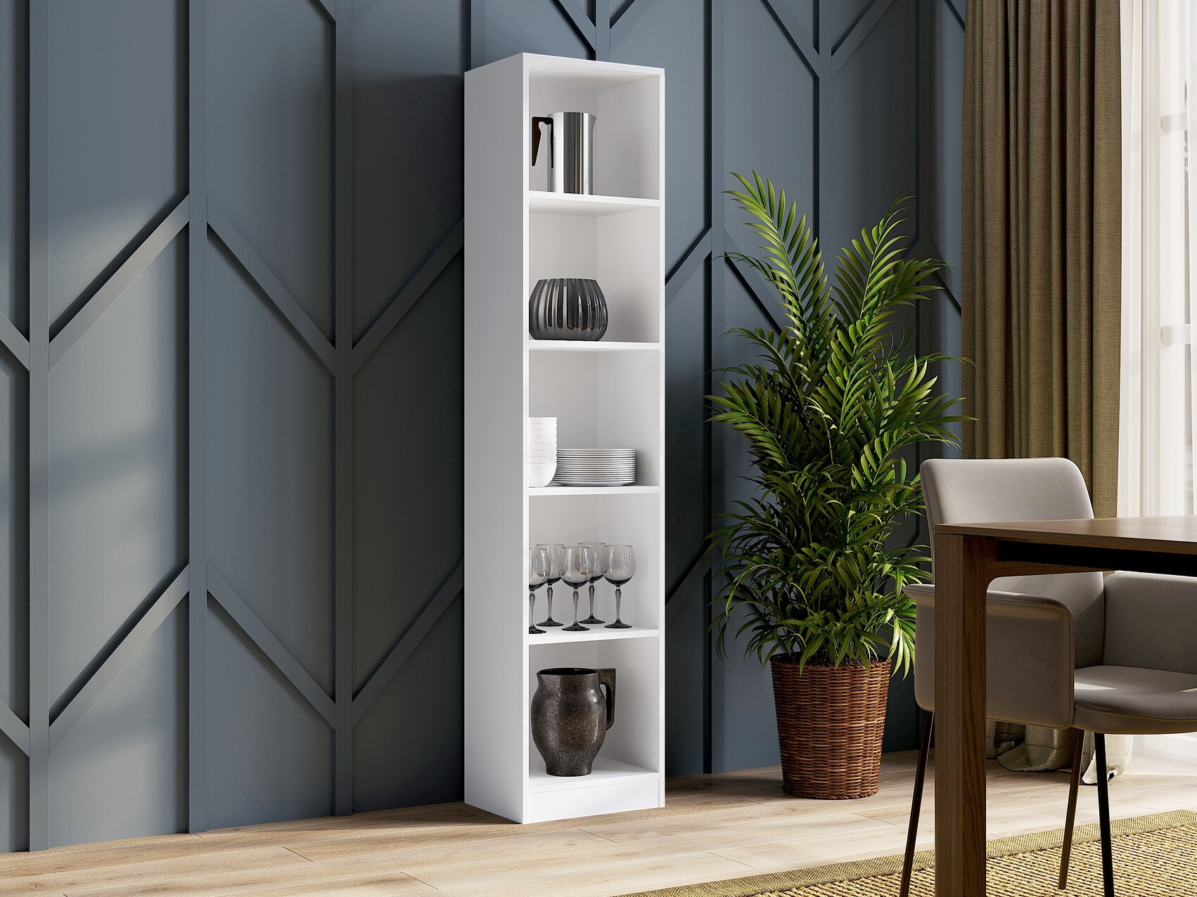 Етажерка Mandeville 183 (Бял)