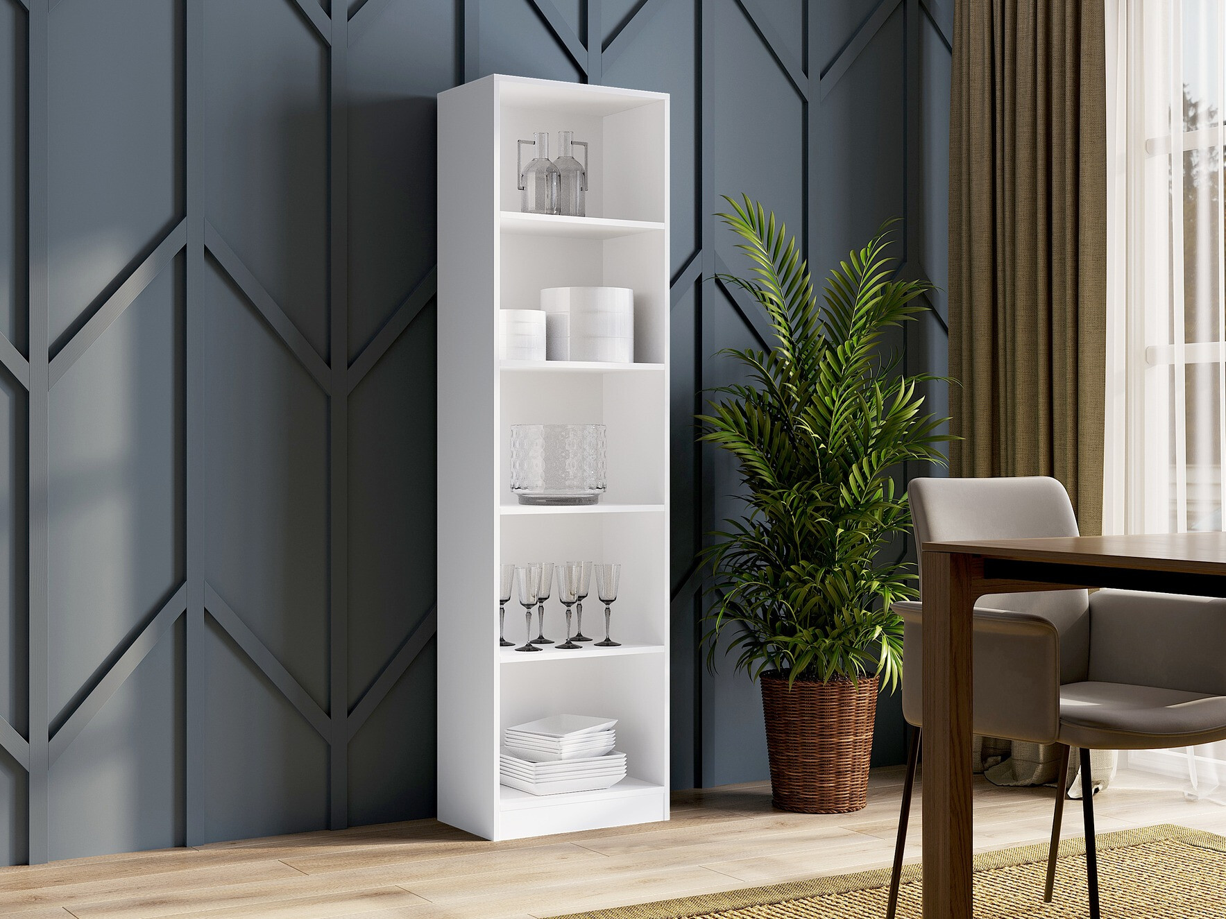 Етажерка Mandeville 188 (Бял)