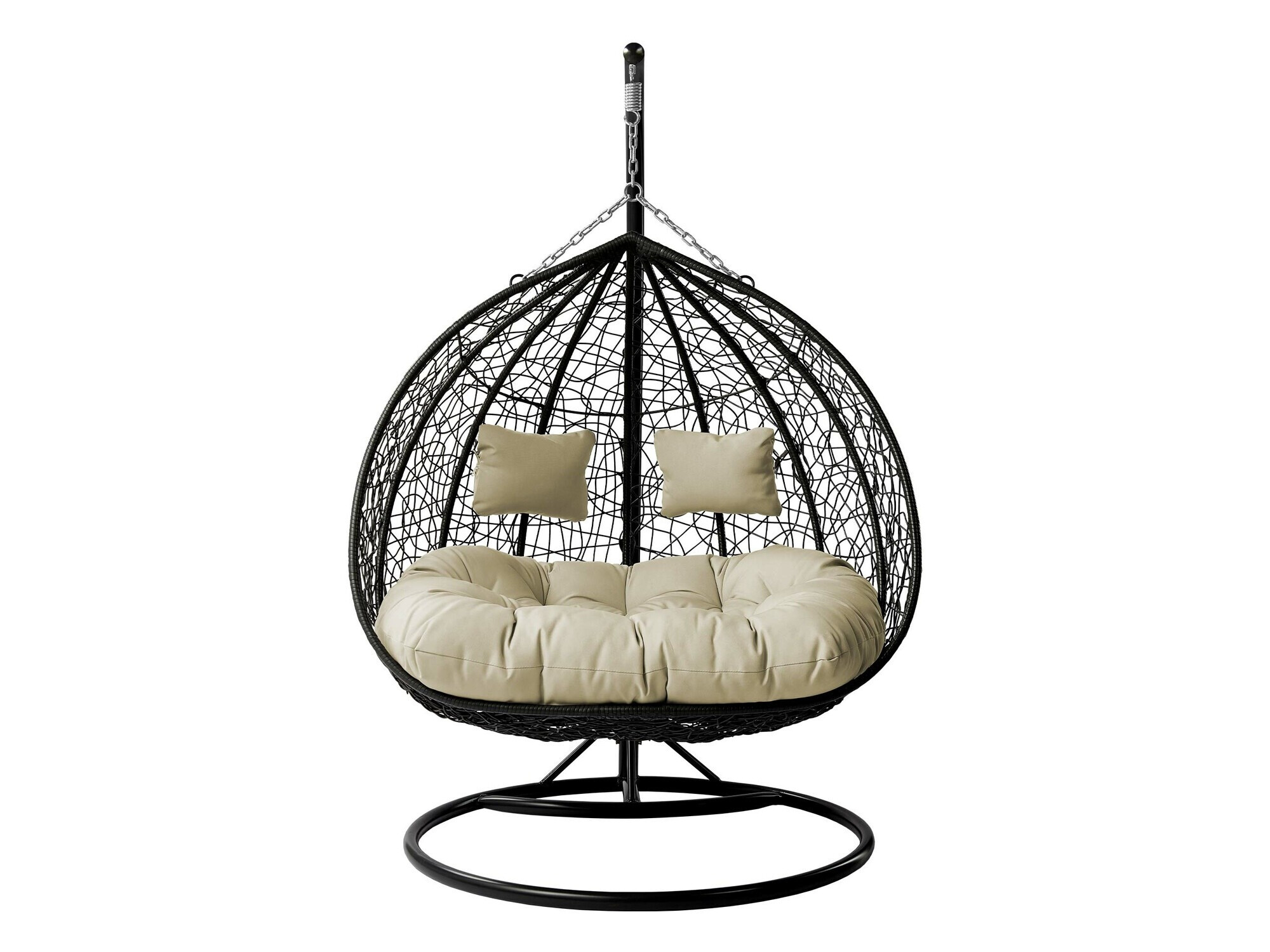 Градинска люлка Comfivo 325 (Черен + Сметана)