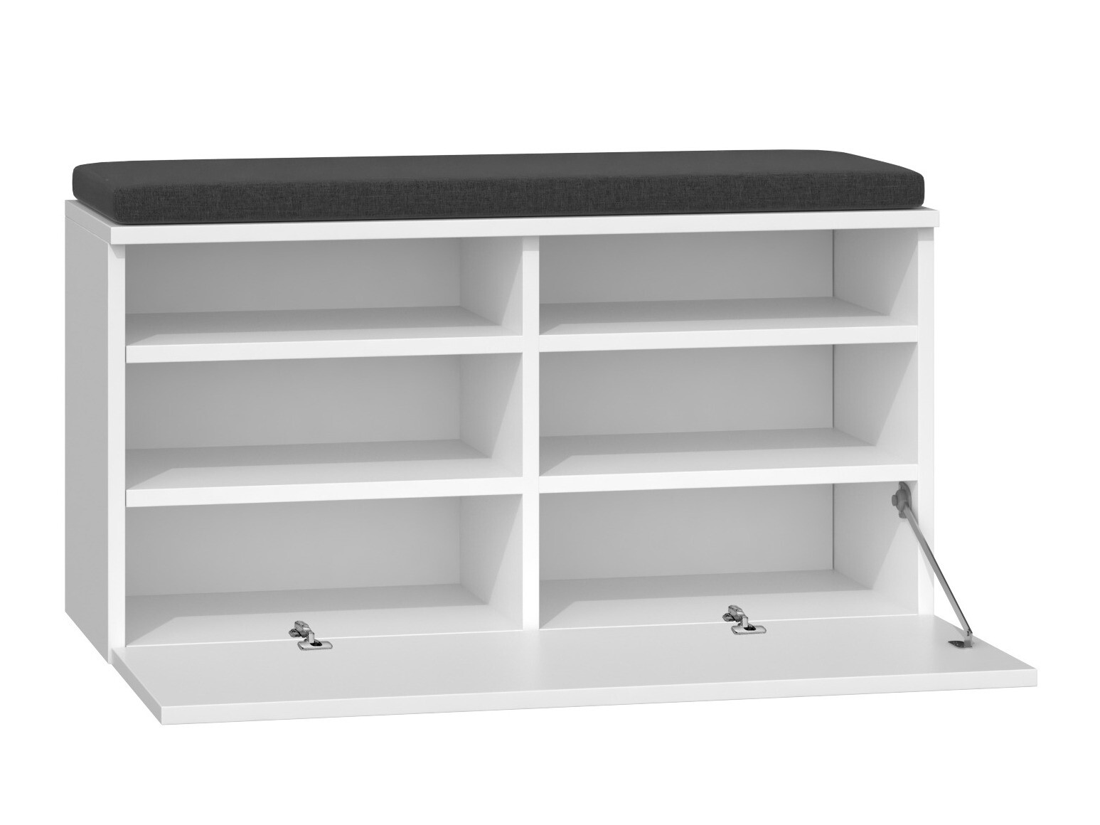 Шкаф за обувки Mandeville 189 (Бял)