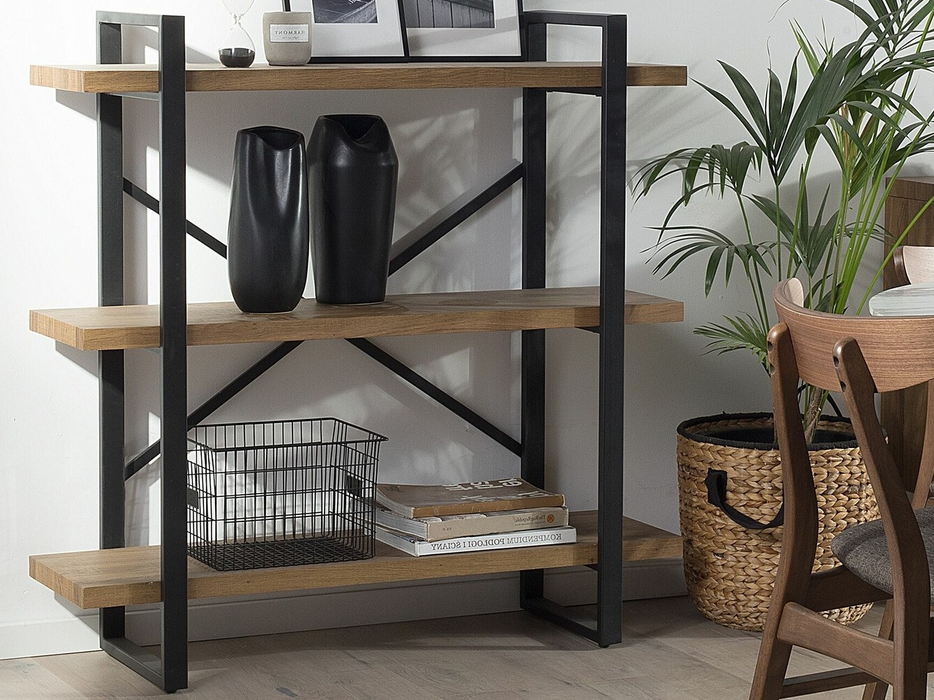 Етажерка Berwyn 506 (Тъмно дърво)