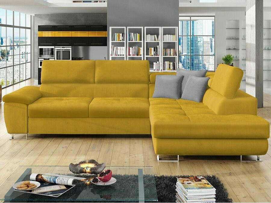 Ъглов диван Comfivo Ruta II (Magic Velvet 2234 + Magic Velvet 2217)