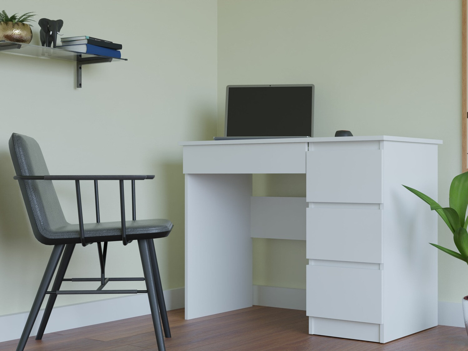 Офис бюро Elbvelu 108 (Бял)