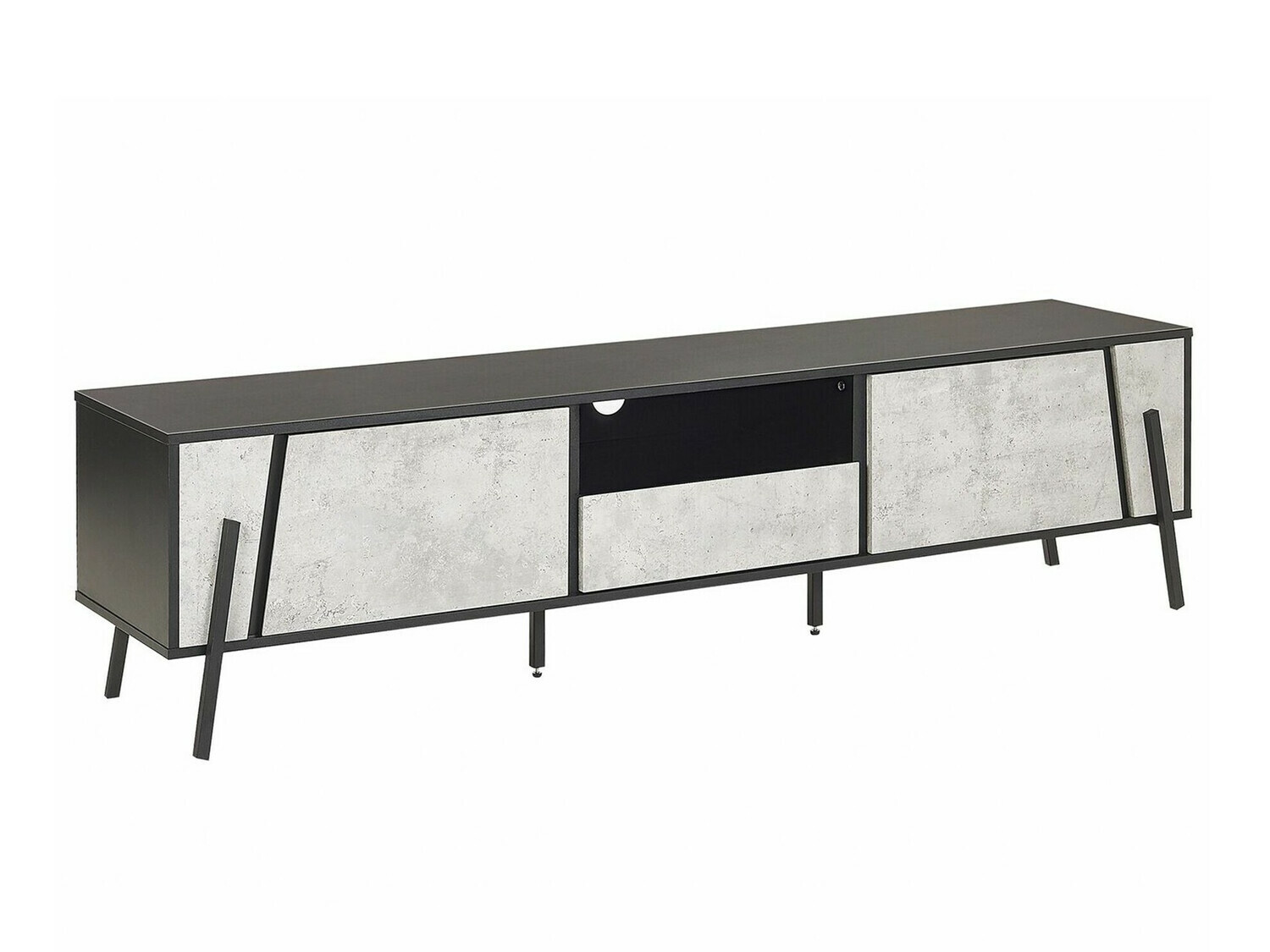 ТВ шкаф Berwyn 544 (Сив + Черен)