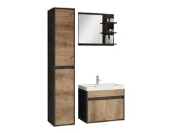 Комплект за баня Sarasota 168 (Matera сив + Кестен)