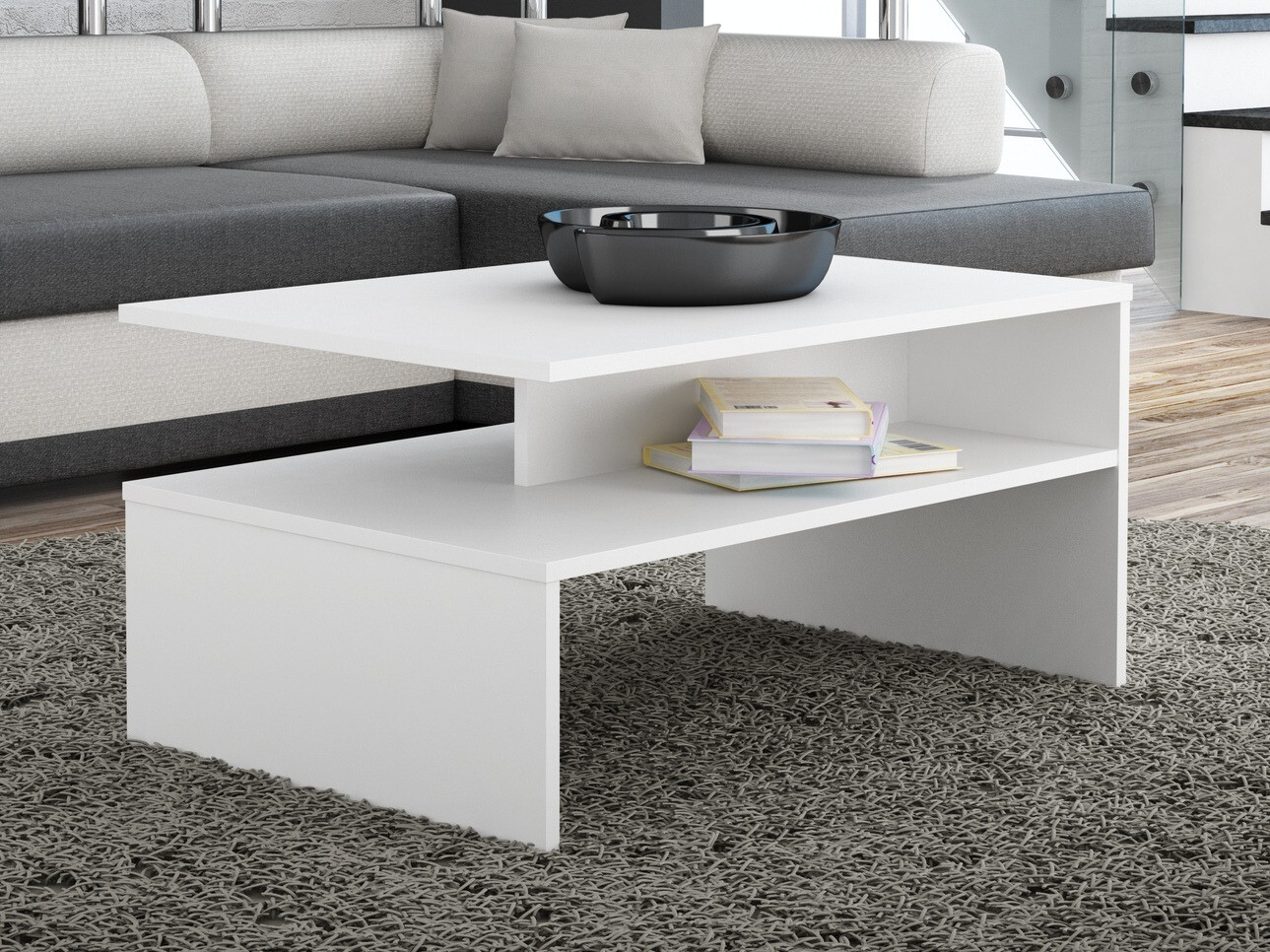 Масичка за кафе Mandeville 199 (Бял)