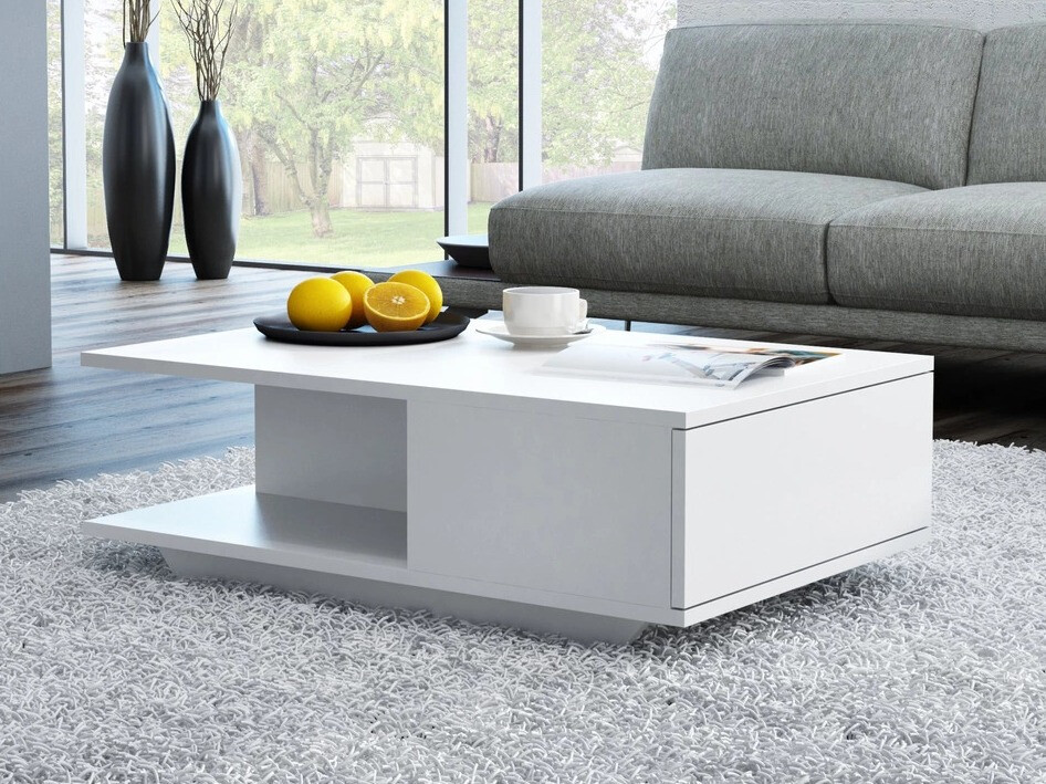 Масичка за кафе Mandeville 205 (Бял)