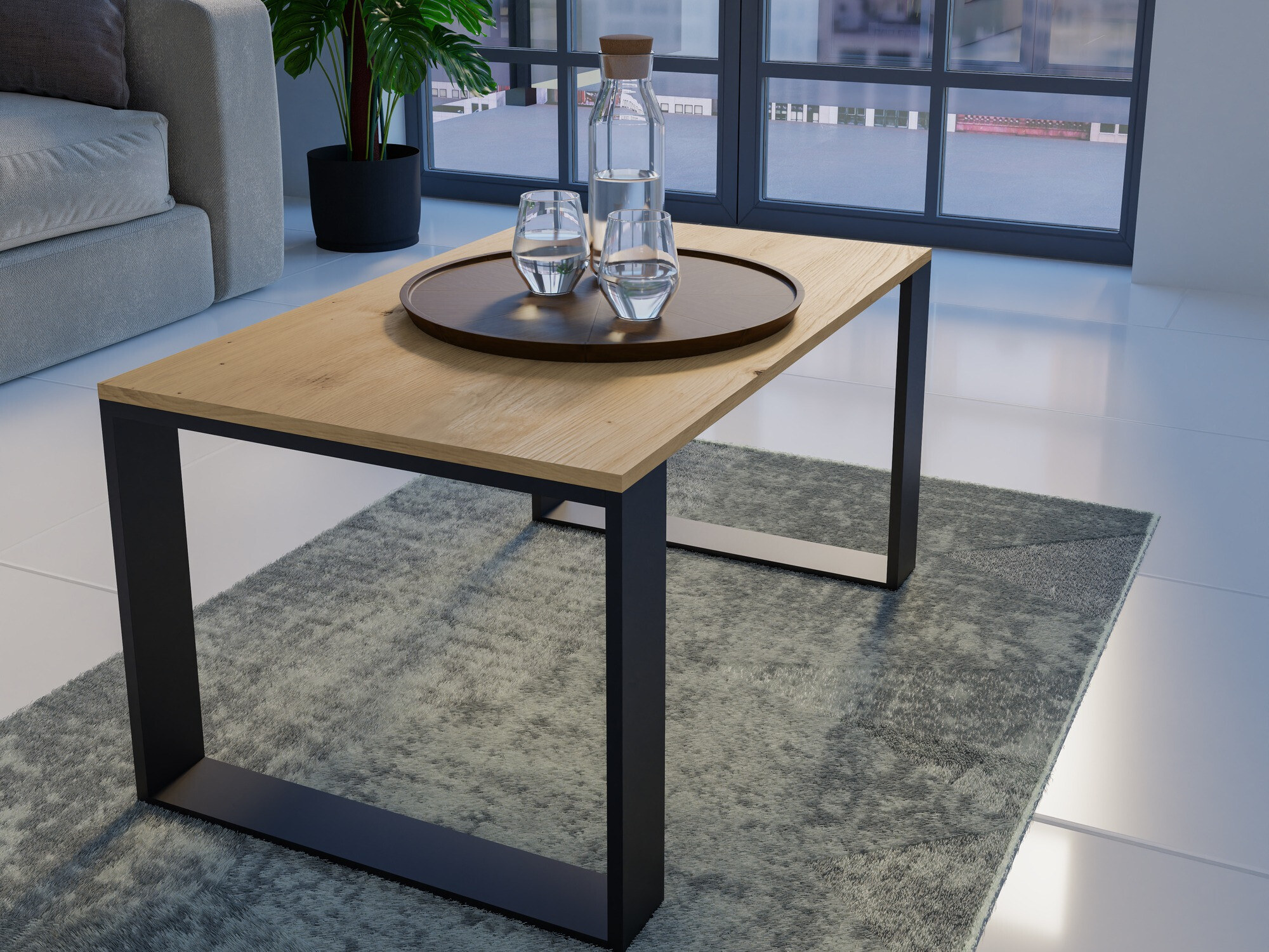 Масичка за кафе Mandeville 217 (Artisan дъб)