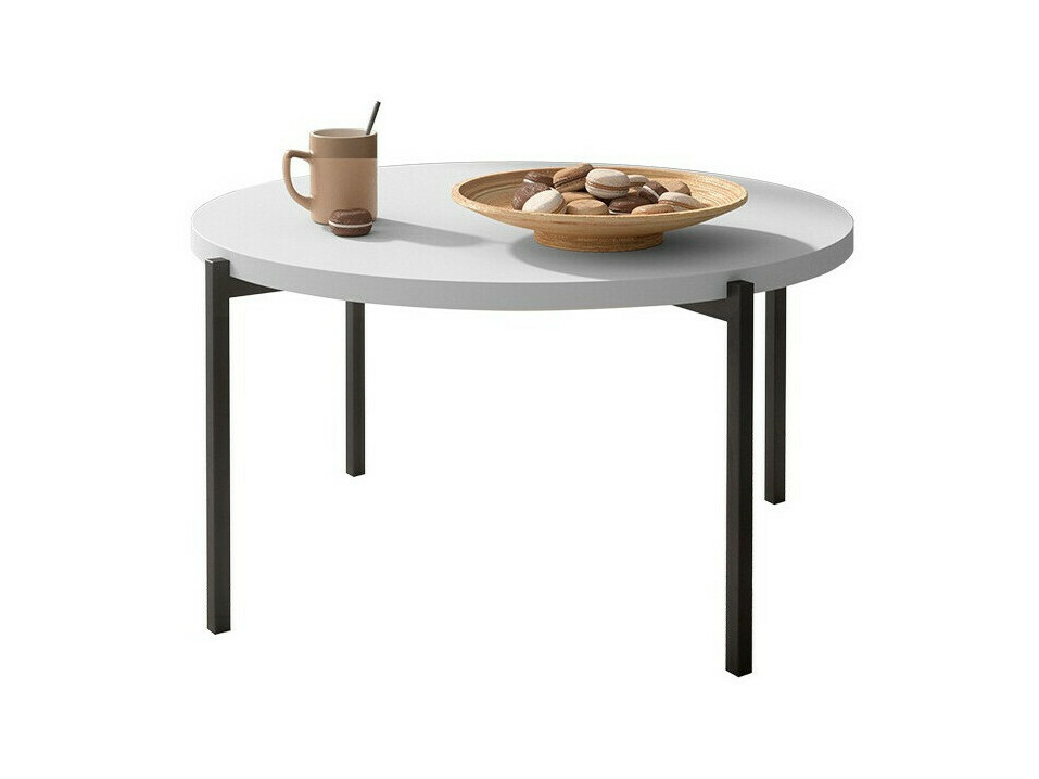 Масичка за кафе Providence 176 (Бял + Черен)