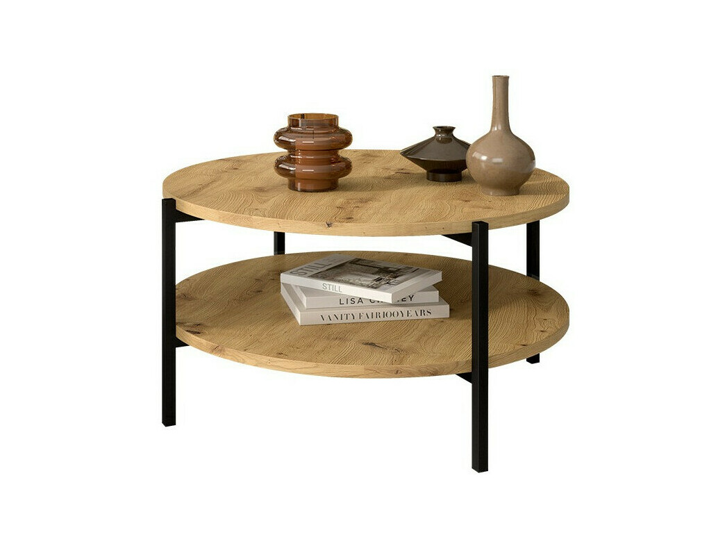 Масичка за кафе Providence 181 (Artisan дъб + Черен)