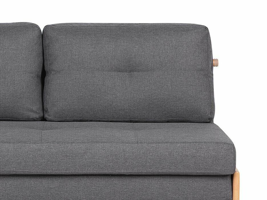 Разтегателен диван Berwyn 436 (Тъмно сив)