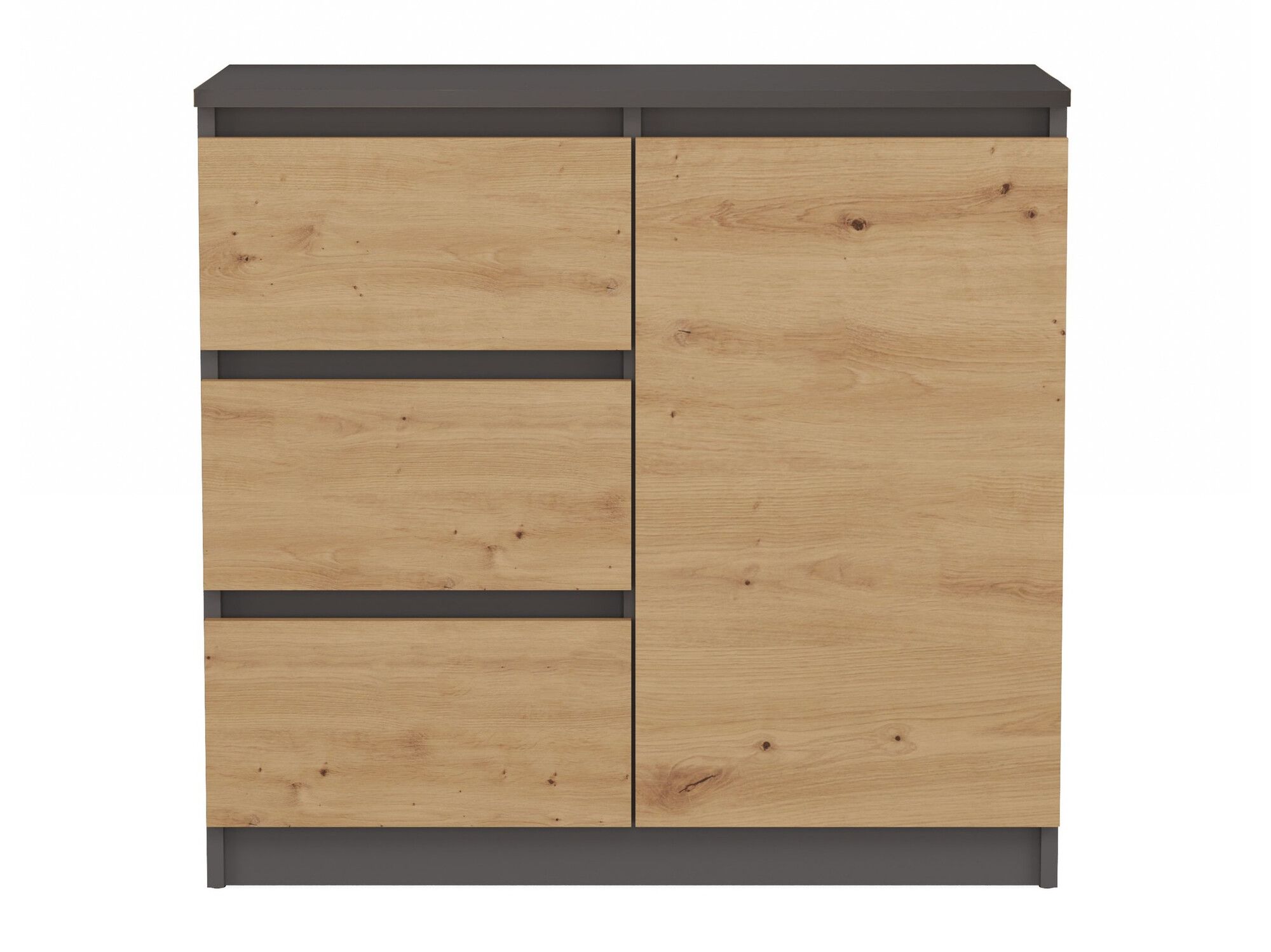 Скрин Elbvelu 110 (Антрацит + Artisan дъб)