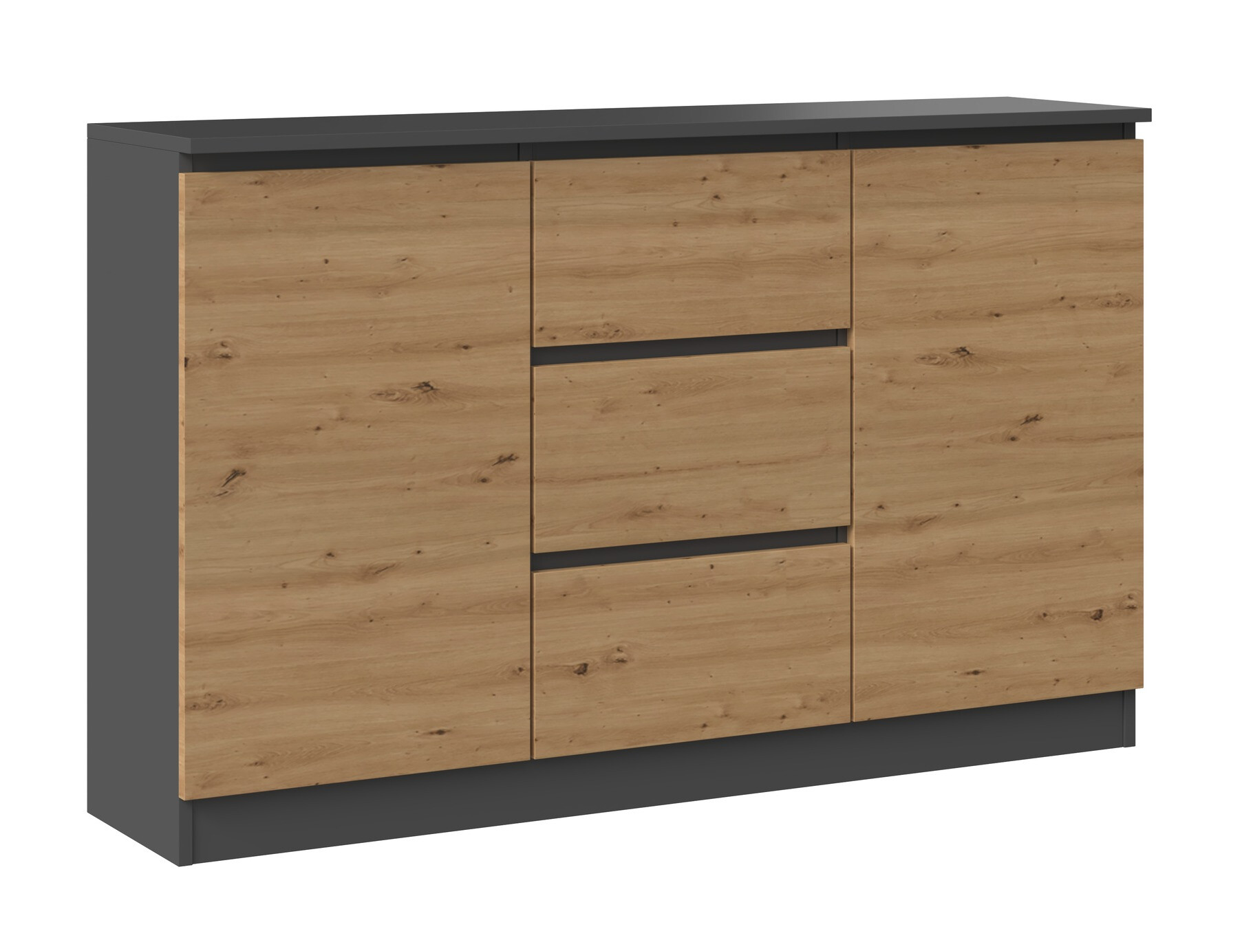 Скрин Elbvelu 112 (Антрацит + Artisan дъб)