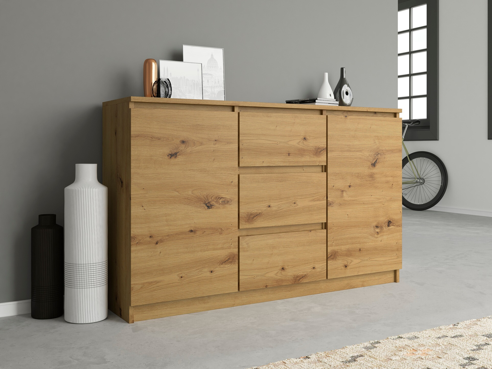 Скрин Elbvelu 112 (Artisan дъб)