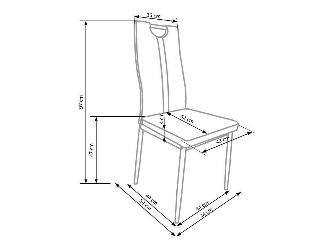 Стол Houston 252 (Черен)