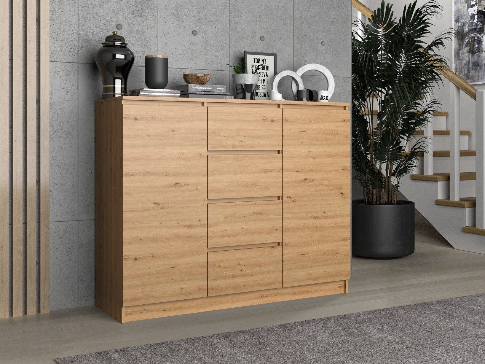 Скрин Elbvelu 113 (Artisan дъб)