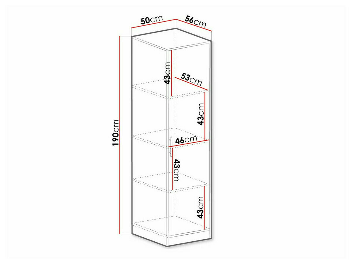 Етажерка Cavmero 107 (Artisan дъб)