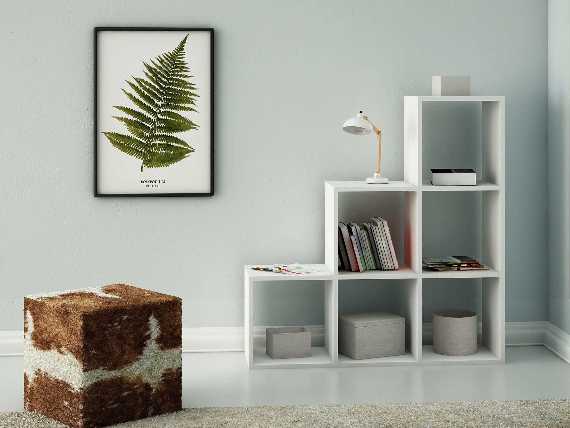 Етажерка Mandeville 232 (Бял)