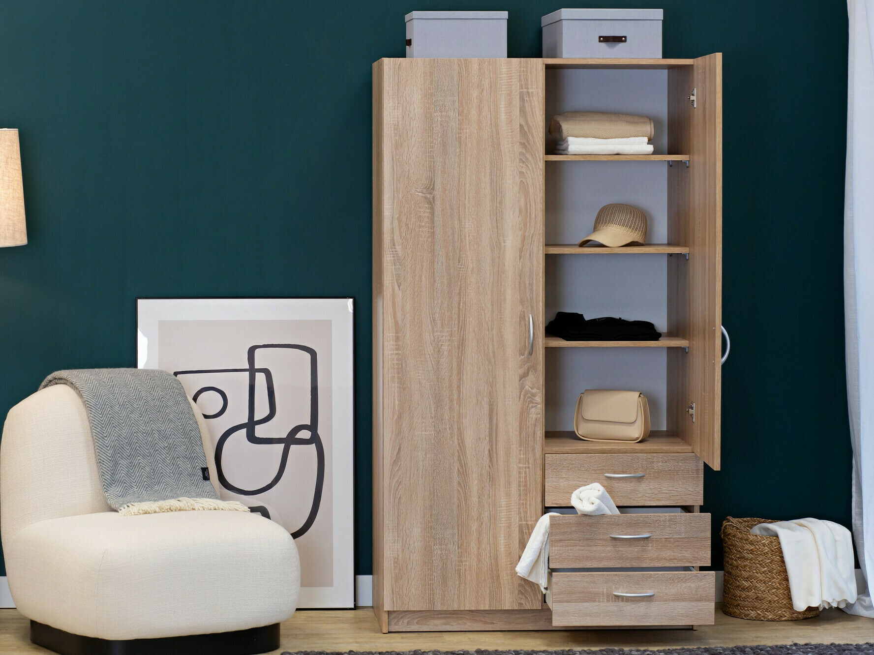 Гардероб Bristol 198 (Сонома дъб)