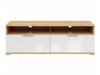 ТВ шкаф Tivetra 109 (Artisan дъб + Бял гланц)