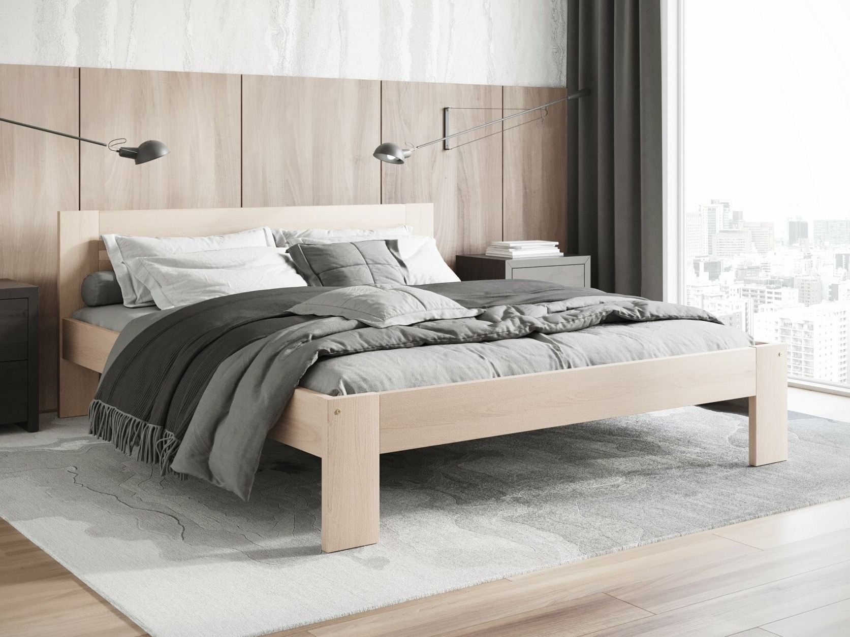 Легло Houston 1686 (Светлокафяво)