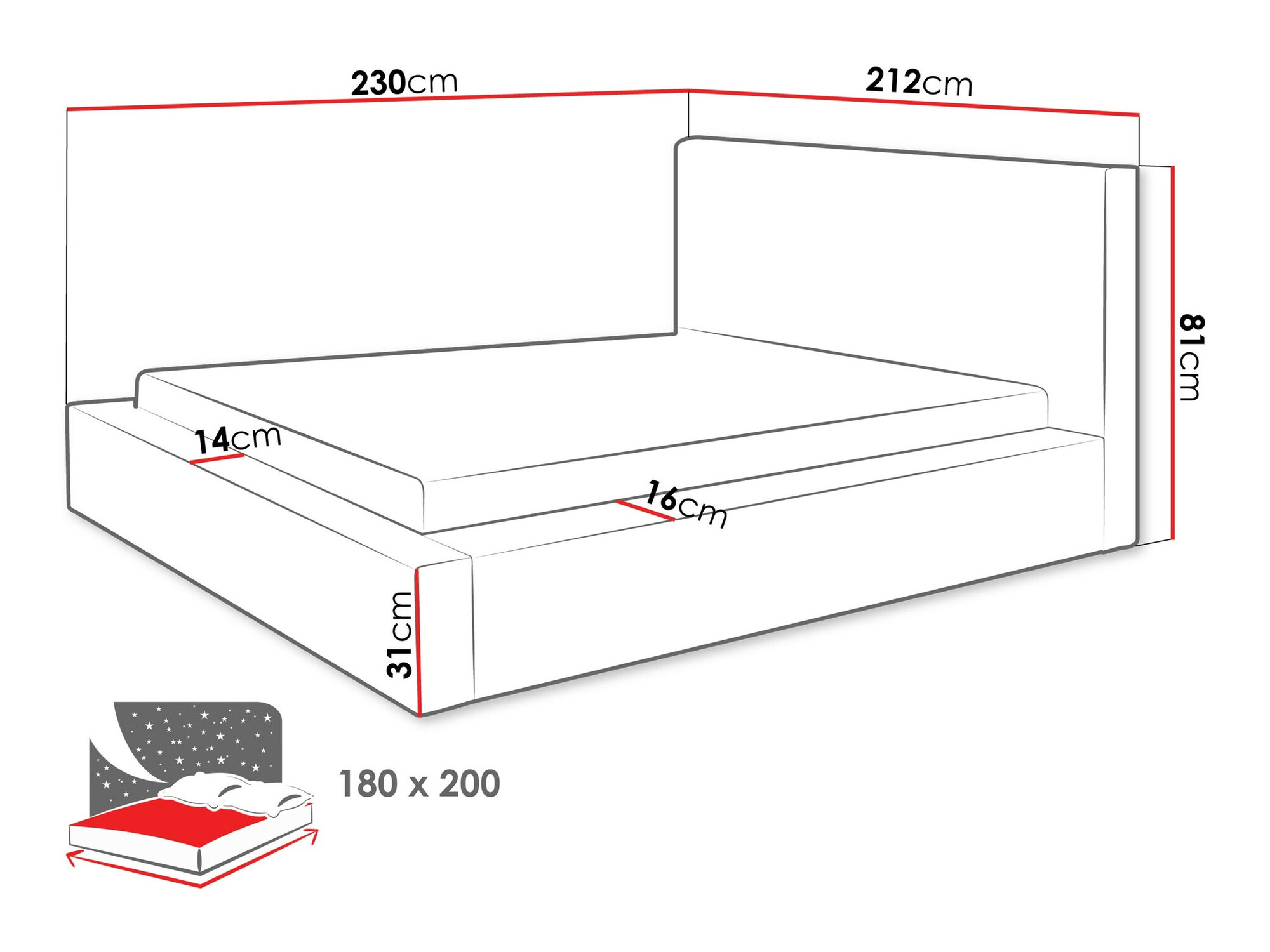 Легло TrendyNest 107 (Top 90)