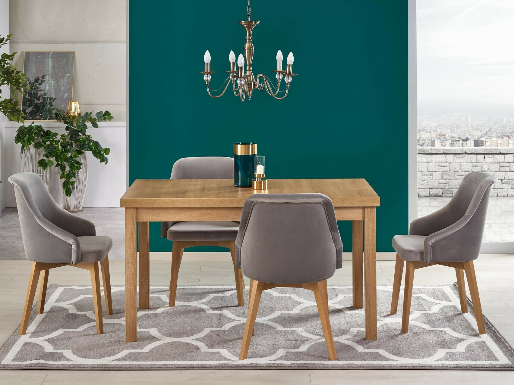 Маса и столове за трапезария Houston 1700