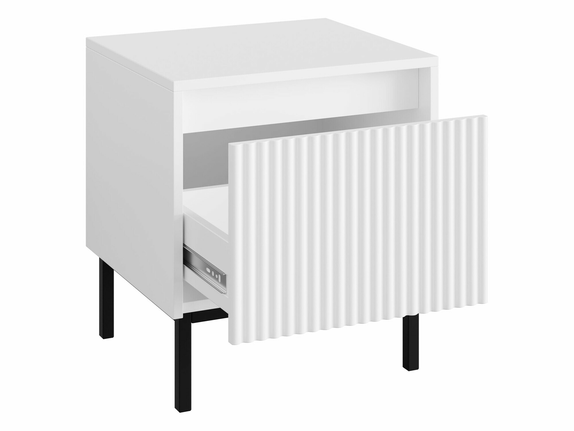 Нощно шкафче Comfivo Delruva (Бял)