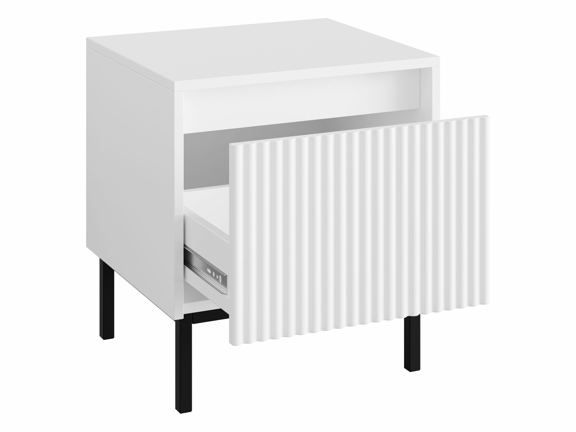 Нощно шкафче Comfivo Delruva (Черен)