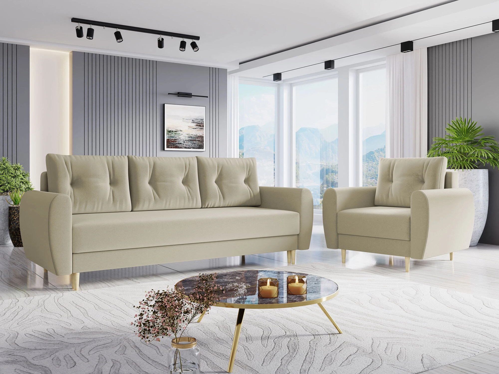 Комплект мека мебел Memphis 145 (Itaka 16)