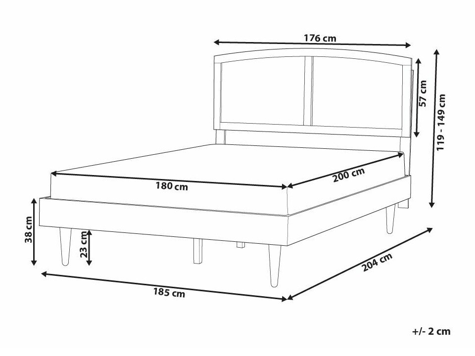 Легло Berwyn 1990 (Ярък дърво)