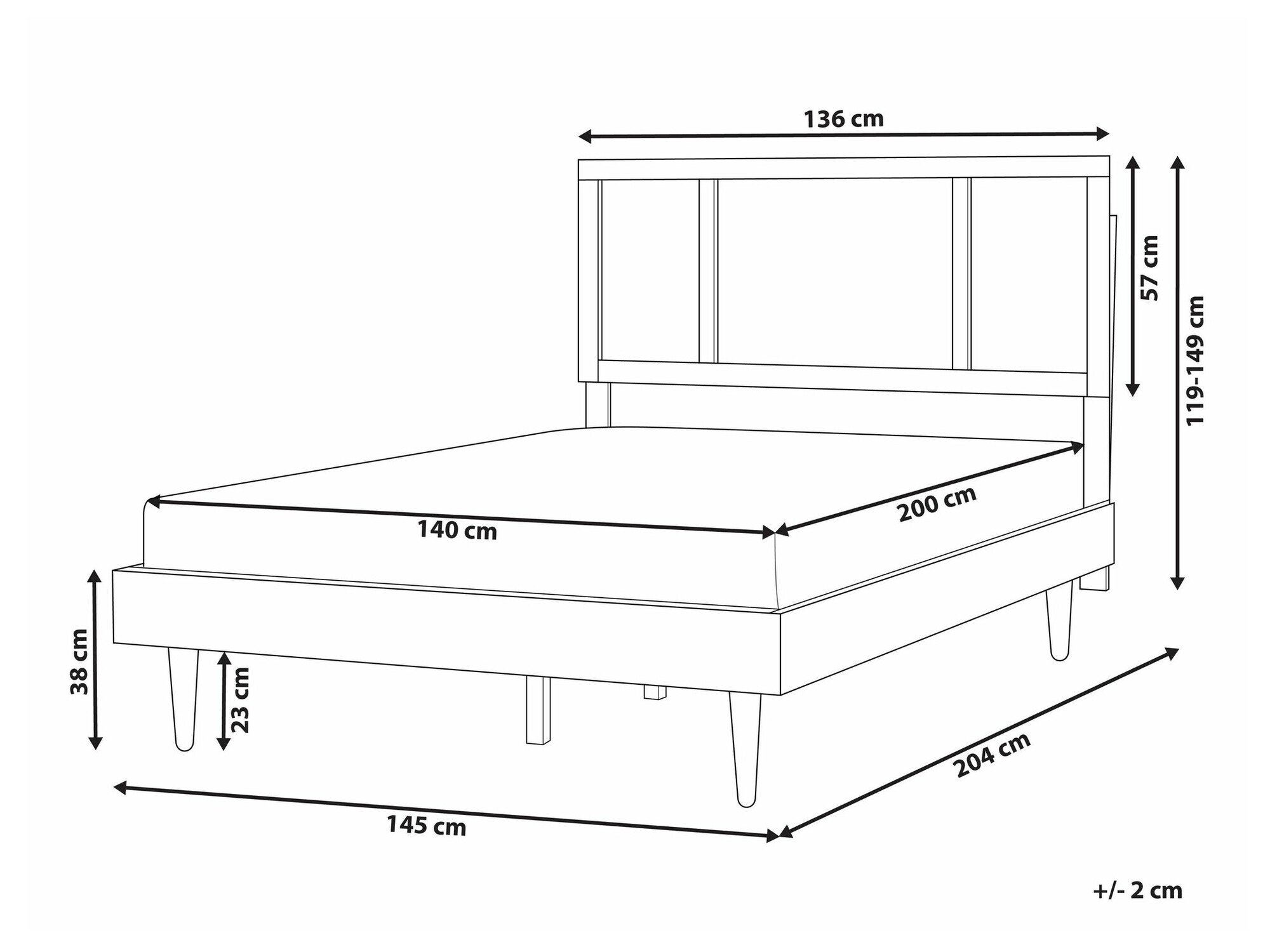 Легло Berwyn 1991 (Ярък дърво)