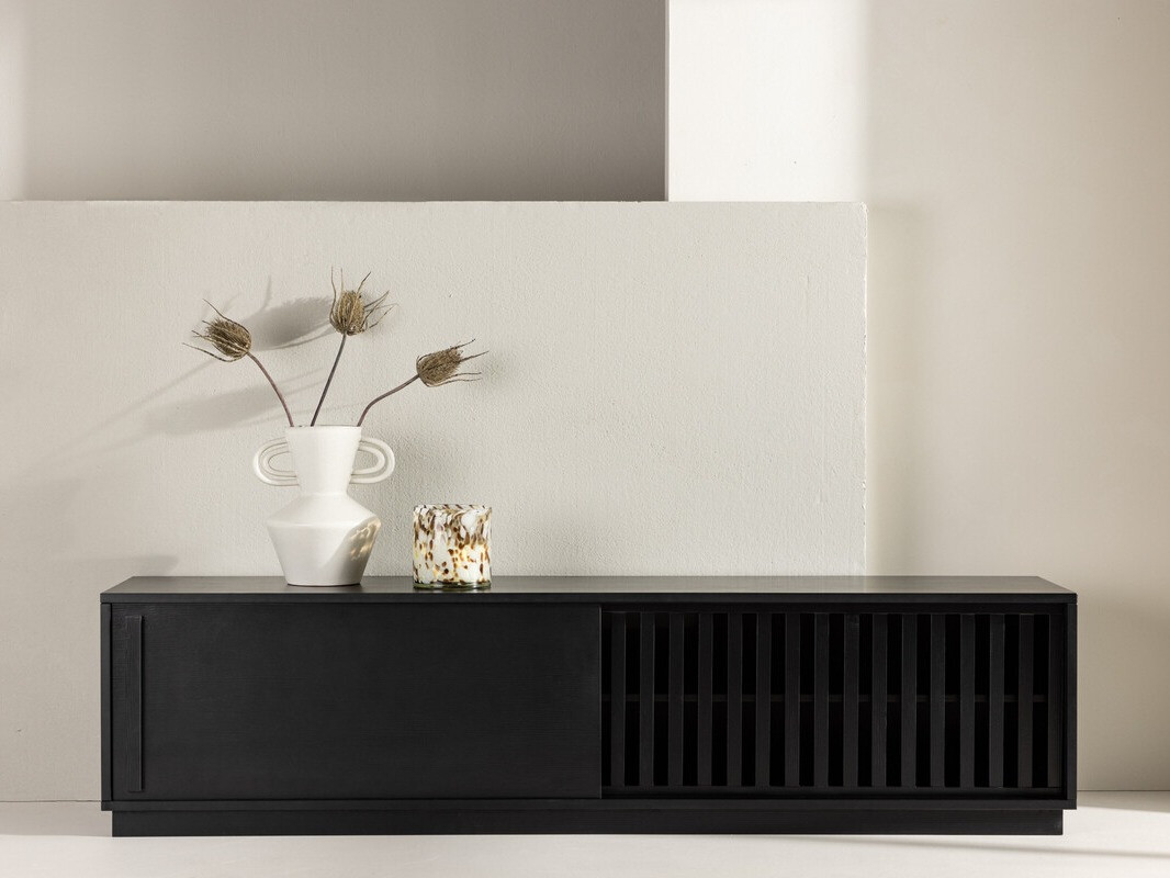 ТВ шкаф Dallas 4413 (Черен)