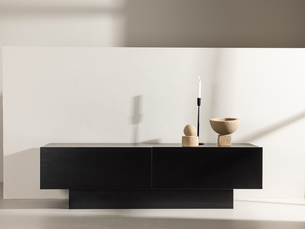 ТВ шкаф Dallas 4416 (Черен)